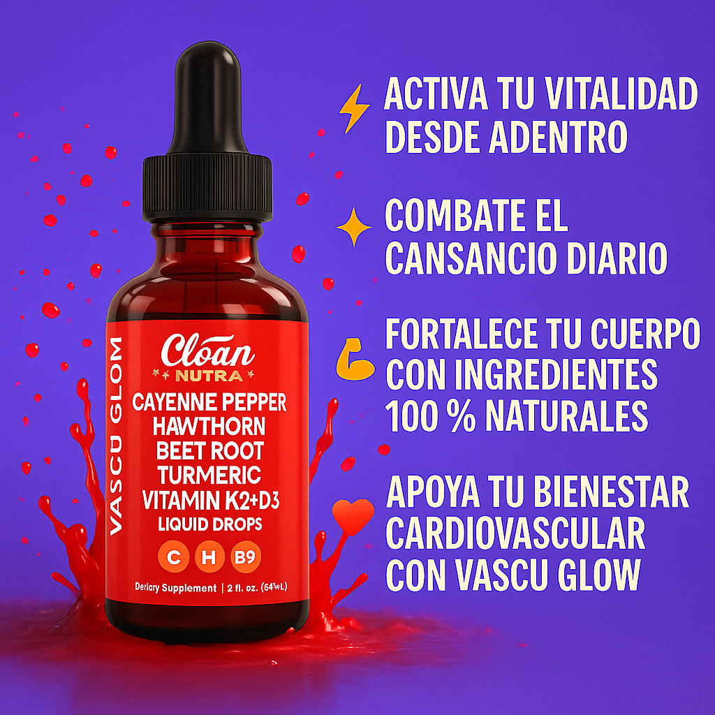 VASCU GLOW – CIRCULACIÓN SANA, ENERGÍA REAL + ENVÍO GRATIS